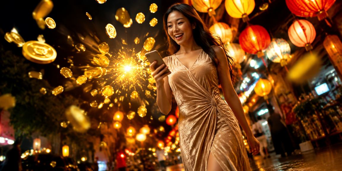Người dùng Hạ Long xem nội dung thể thao di động tại chợ đêm